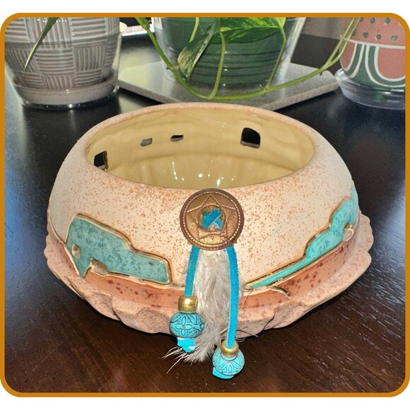 Ceramic Aljesa Southwestern Mexican Ceramic Pottery Pre-Owned - Picture 4 of 4